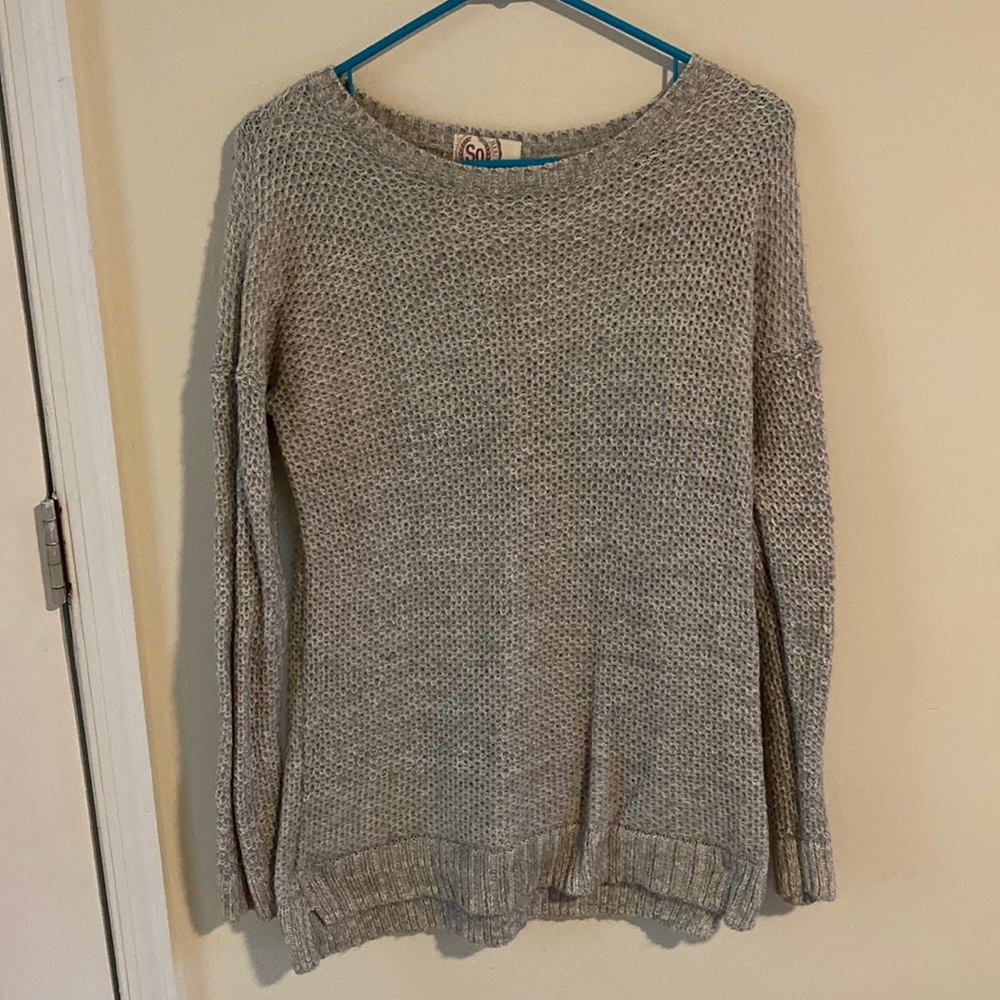 Grey Knit Sweater